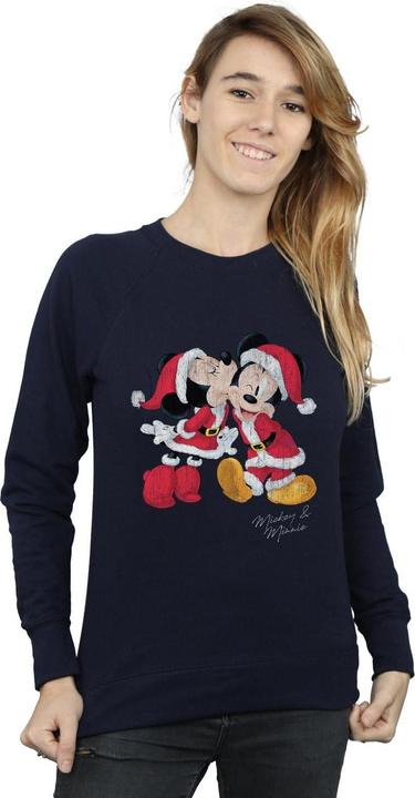 Produktbild Disney Mickey And Minnie Christmas Kiss Sweatshirt (S)