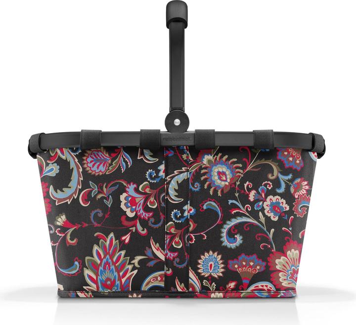 Actual product image MGA carrybag frame paisley black - Sturdy shopping basket with lots of storage space and practical in