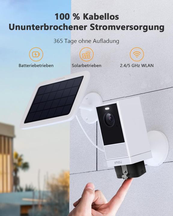 Produktbild Imou Überwachungskamera mit Solarpanel und Nachtsicht