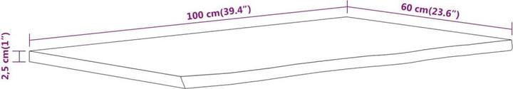 Produktbild VidaXL Tischplatte (110 x 40 cm)