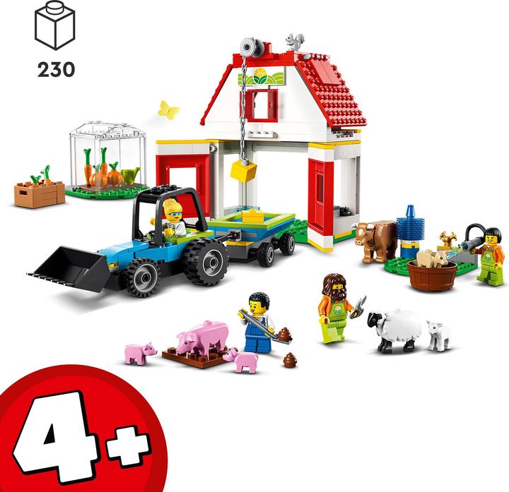 Produktbild LEGO Bauernhof mit Tieren (60346, LEGO City)