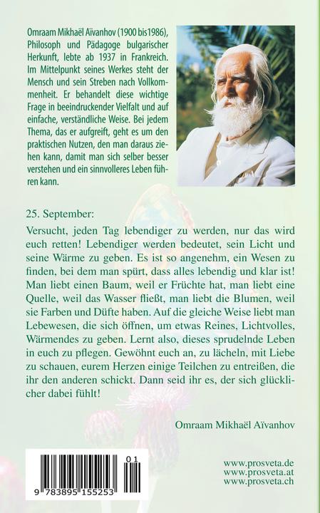 Produktbild Gedanken fr den Tag (Deutsch, Omraam Mikhal, 2024)