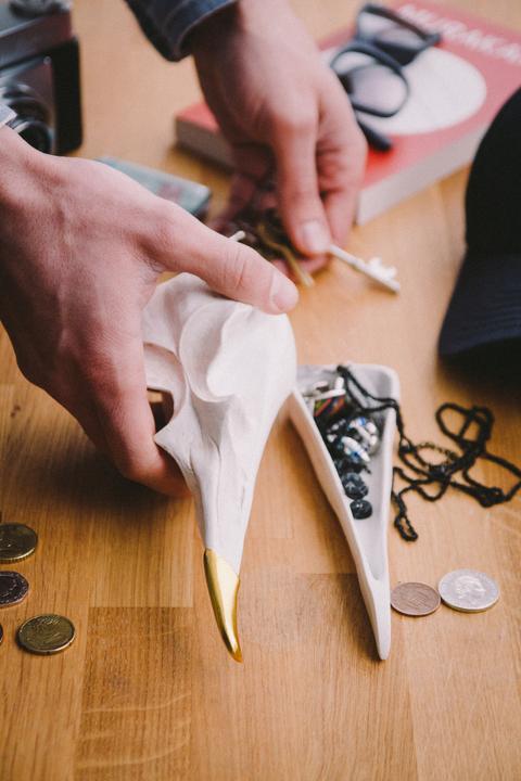 Produktbild Suck UK Bird Skull Tidy