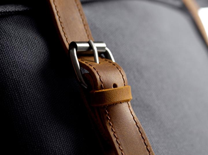 Image du produit Only-Bags.Store Sac à dos en toile, Canvas Vintage Reclaimed Leder Backpack, cuir recyclé, Canvas Backpack, Canvas (16 l)