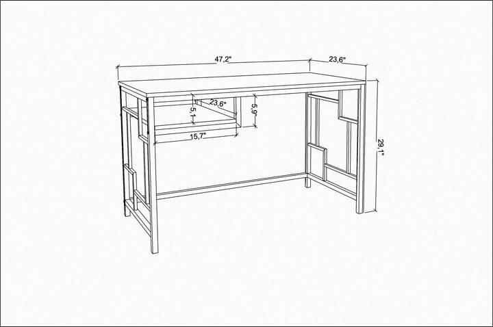 Immagine prodotto Kalune Design Cole (120 x 60 x 74,8 cm)