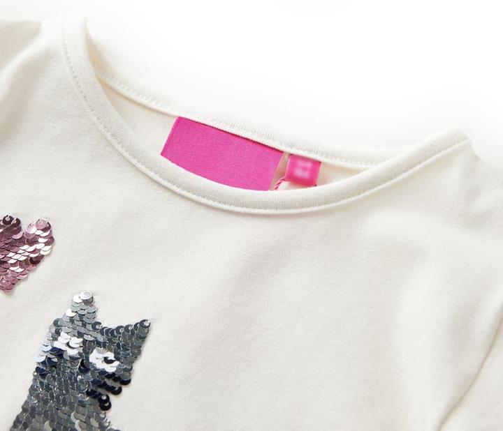 Immagine prodotto VidaXL Camicia da bambino a maniche lunghe ecrù 116,Materiale: 95 % cotone. 5 (116)