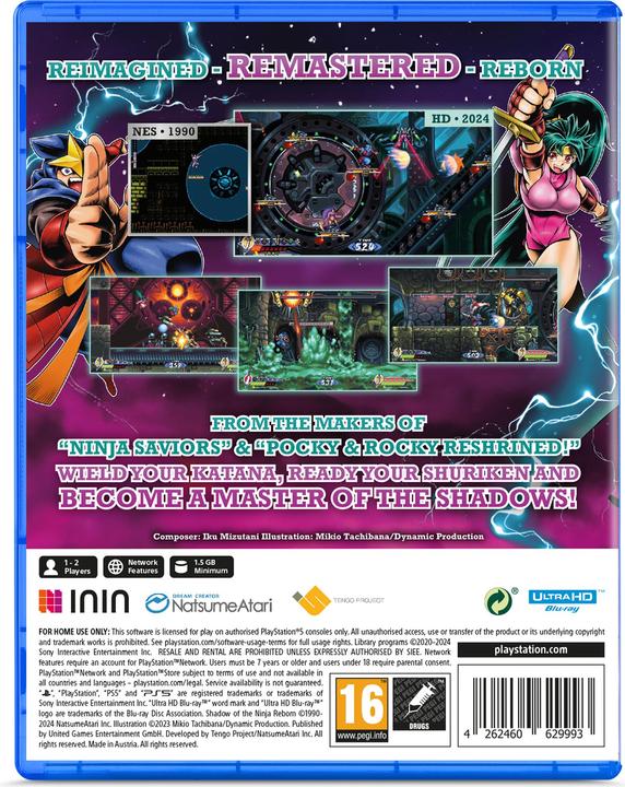 Immagine prodotto United Games Shadow of the Ninja - Reborn (PS5) (PS5, EN)