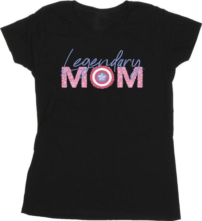 Avengers Captain America Mum TShirt aus Baumwolle