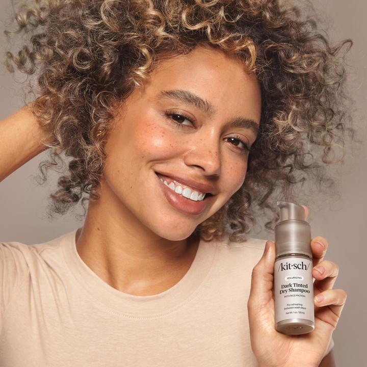 Immagine prodotto Kitsch Volumen Trockenshampoo mit Reisprotein Dunkel (Shampoo secco)