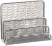 Actual product image Alba Letter stand MESHLETTER M, made of wire metal, grey 3 letter compartments, dimensions: (W)180 x