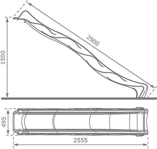 Image du produit Demmelhuber Toboggan à vagues 2,9m