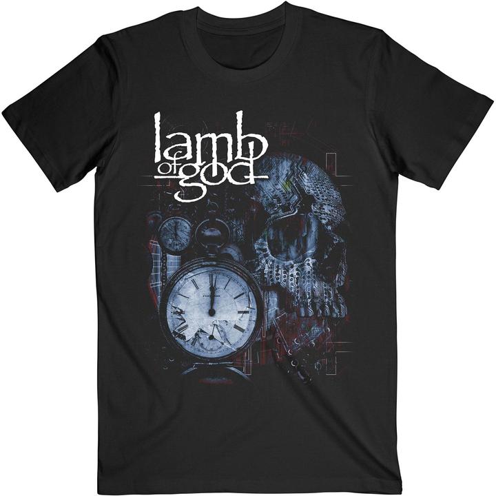 Actual product image Lamb Of God Unisex Adult Skull Cotton T-Shirt (XXL)