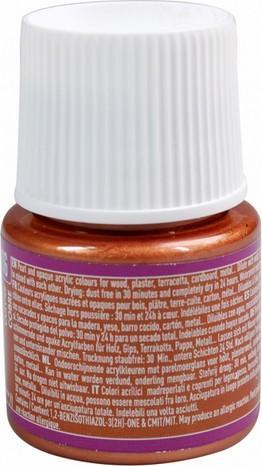 Actual product image Pebeo Deco Pearl acrylic paint (Copper, 45 ml)