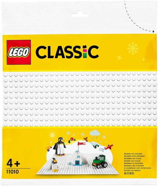 Produktbild LEGO Weisse Bauplatte (11010, LEGO Classic)