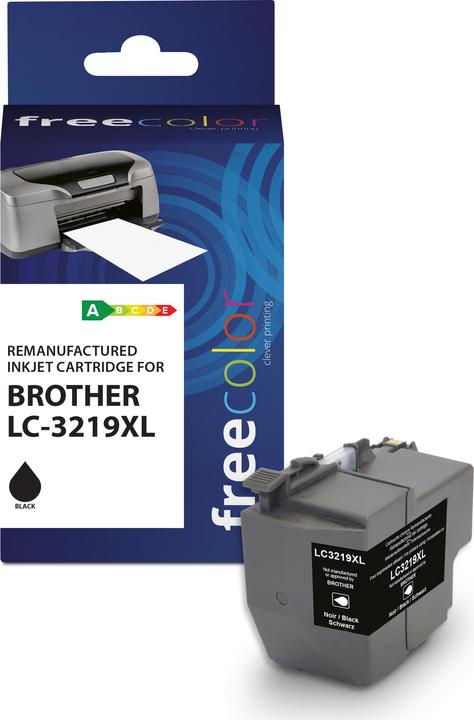Actual product image Freecolor Cartridge Brother LC3219XL black remanufactured
