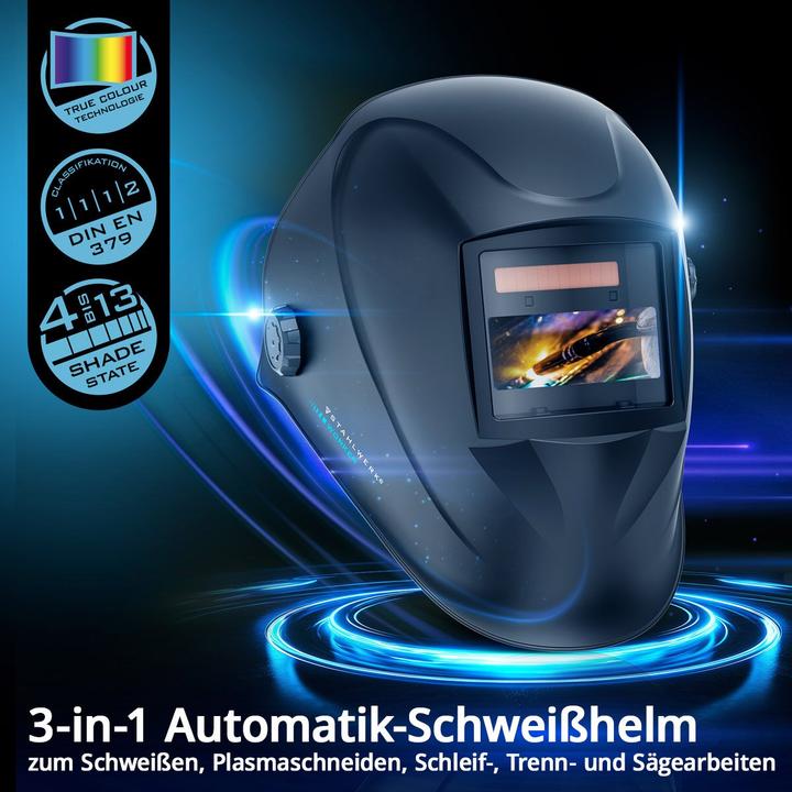Image du produit Stahlwerk Casque de soudure WORKER 3-en-1 Automatique Casque de soudeur Écran de soudure