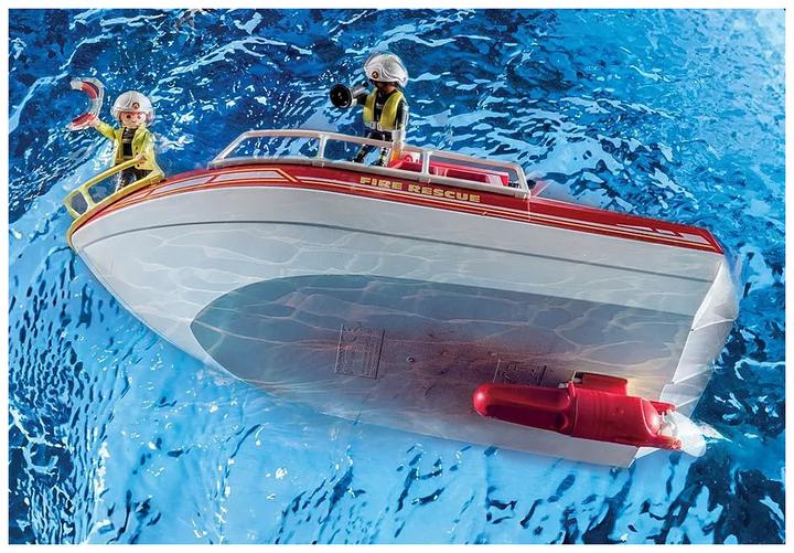 Produktbild Playmobil Feuerlöschboot (71598, Playmobil City Action)