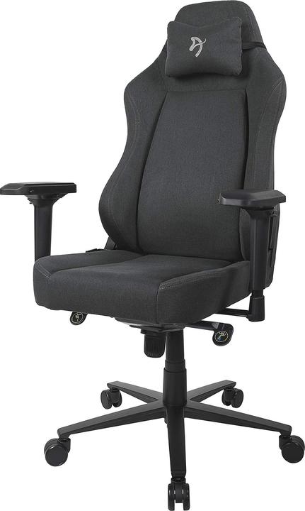 Actual product image Arozzi Gaming chair Primo Woven Fabric - - Grey logo