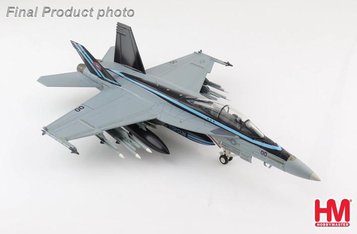 Produktbild Hobby Master F/A-18F DOPPELSITZER Super Hornet Top Gun Sonderlackierung 50th Jubiläum, Metallmodell 1:72 Hobby Ma
