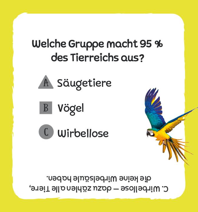 Energie-Label Kartenbox: Das grosse Quiz – Tiere (Deutsch)