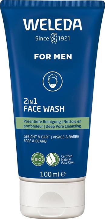 Weleda FOR MEN Face Wash 2in1 (100ml) (Gel, 100 ml)