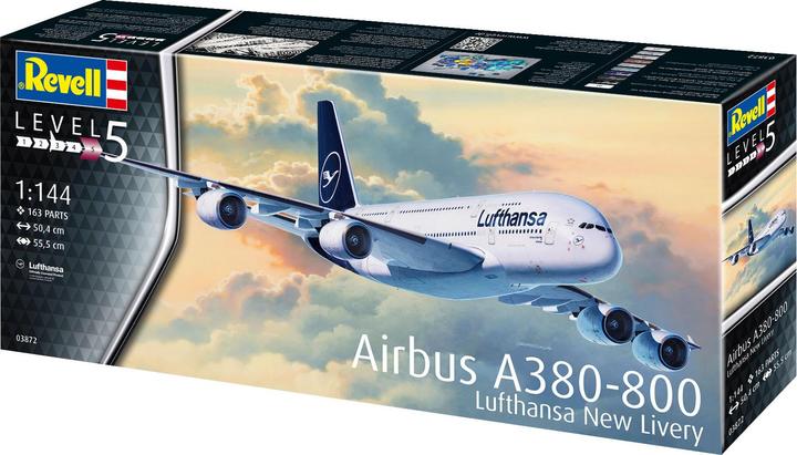 Actual product image Revell Airbus A380-800 Lufthansa New Livery