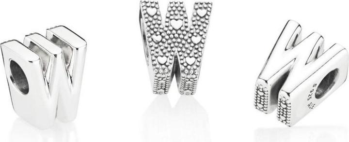 Produktbild Pandora Letter "W" Charms/Beads (Silber)