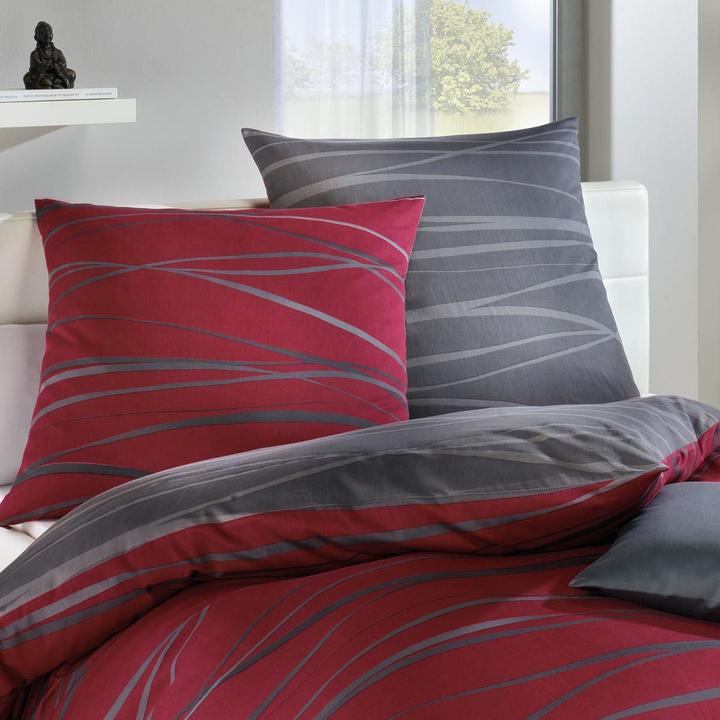 Produktbild BettwarenShop Bibermotion redgraphit (Duvetbezug, 200 x 220 cm, 80 x 80 cm)