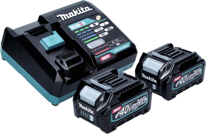 Image du produit Makita UB 001 GD201 Souffleur de feuilles à batterie 40 V max. Brushless + 2x batterie 2,5 Ah + chargeur (Fonctionnement sur batterie, Aspirateurs à feuilles)