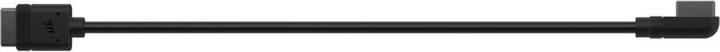 Actual product image Corsair iCUE LINK Cable, 2x 200mm with Straight/Slim 90° connectors, Black
