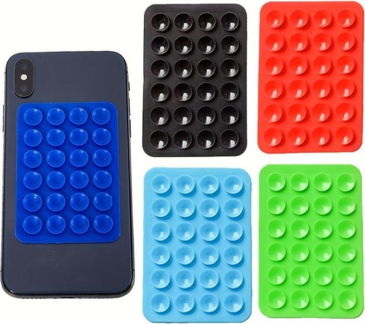 Image du produit PhoneLook Support universel pour smartphone Fixation autocollante en silicone avec ventouses