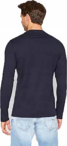 Produktbild Guess Herren CN LS ORIGINAL Logo Shirt, Navy/Weiss/Rot/Schwarz, M (M)