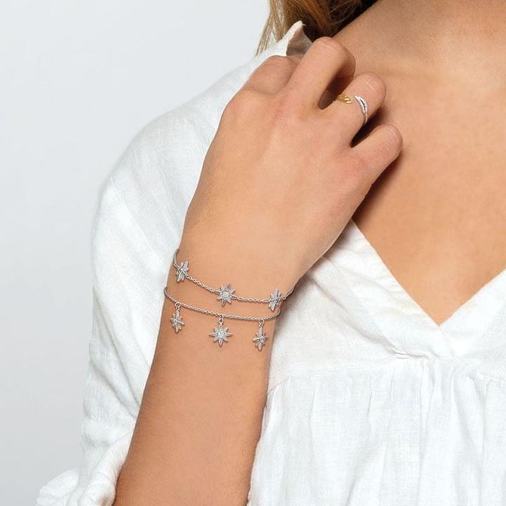 Immagine prodotto Engelsrufer Bracciale New Star (20 cm, Pietra colorata, Argento 925)