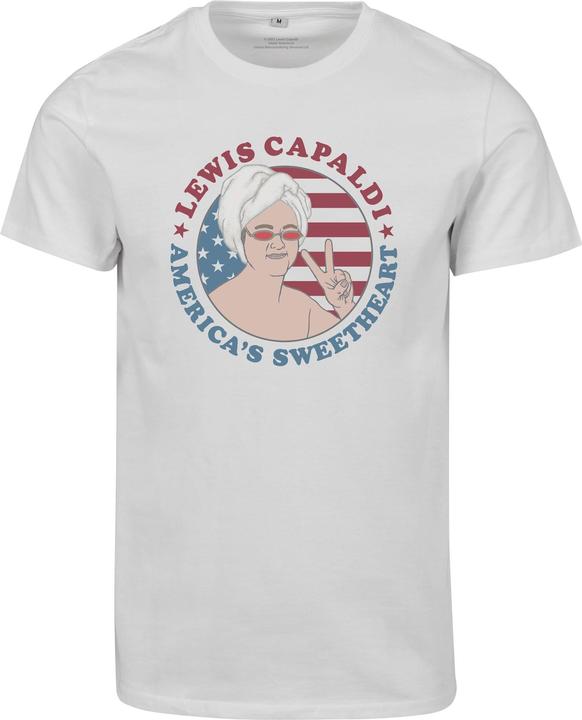 Actual product image Merchcode Lewis Capaldi Sweetheart Tour Front - 18723 (XL)