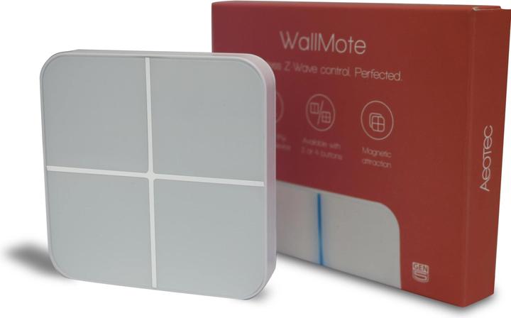 Actual product image Aeotec Z-Wave WallMote Quad