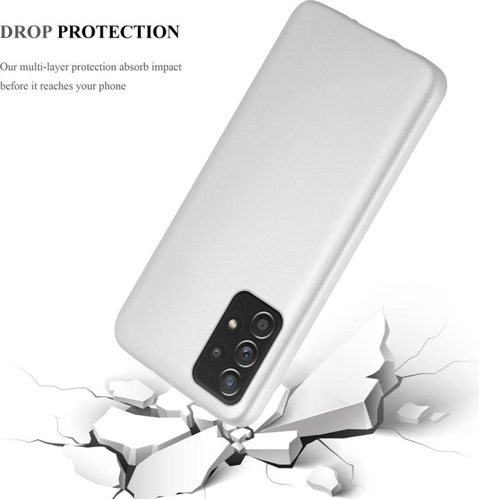 Productafbeelding Cadorabo TPU Matte Metallic Hoes (Samsung Galaxy A52, Samsung Galaxy A52s 5G, Samsung Galaxy A52 5G)