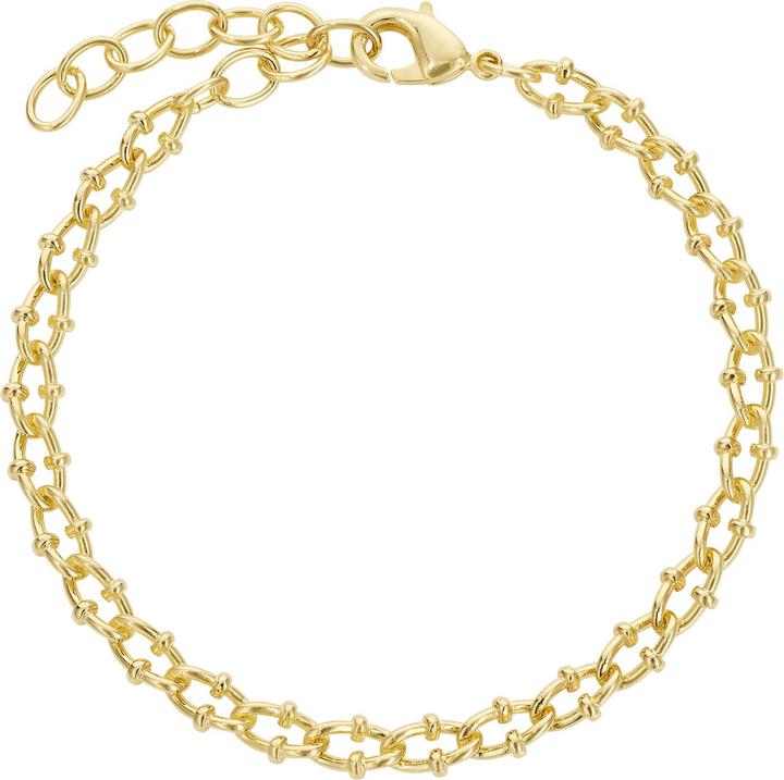 Produktbild Steinkult Armband vergoldet "Nathalie" (20 cm, Messing 18 Kt. Vergoldet)