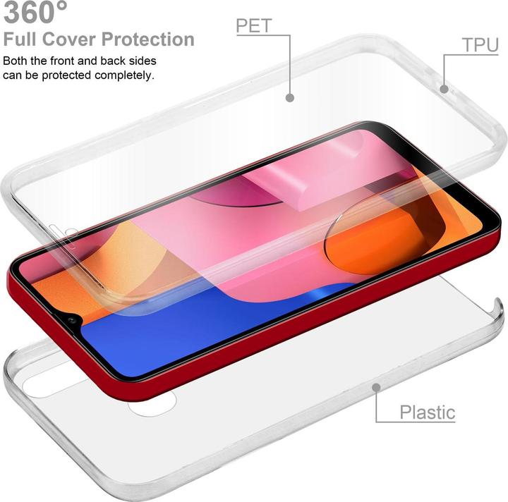 Productafbeelding Cadorabo TPU 360 graden hoesje (Samsung Galaxy A20)