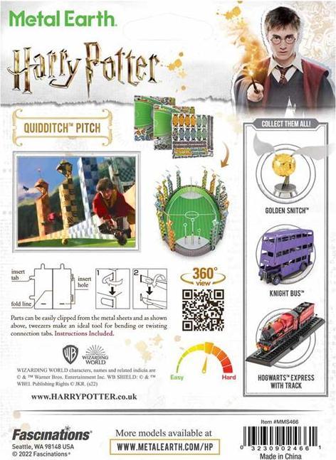Image du produit Metal Earth Harry Potter Quidditch Pitch