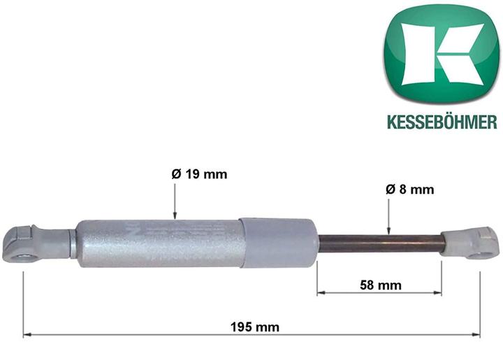 Actual product image Sotech 2 x Kesseböhmer compression spring Lift-O-Mat (2 pcs.)