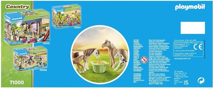 Image du produit Playmobil 2 poneys islandais avec leur poulain (71000, Playmobil Country)
