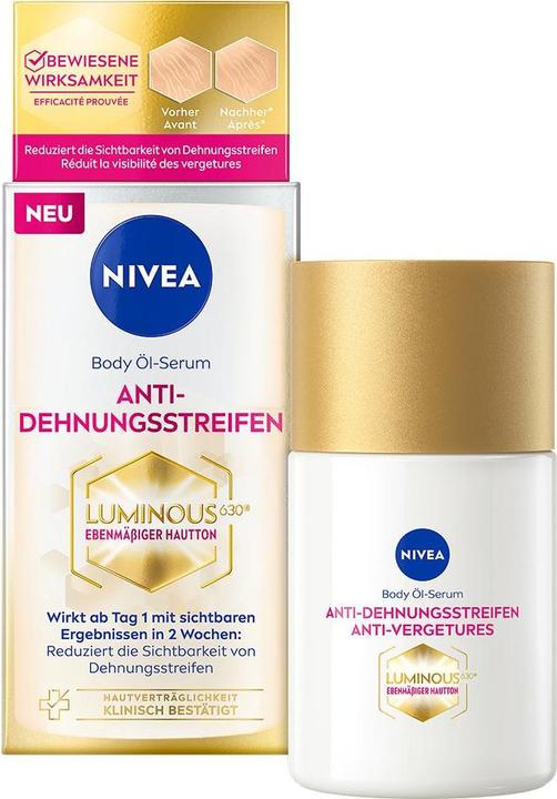 Immagine prodotto NIVEA Siero Olio Corpo Luminoso Anti-Smagliature (Olio corpo, 100 ml)