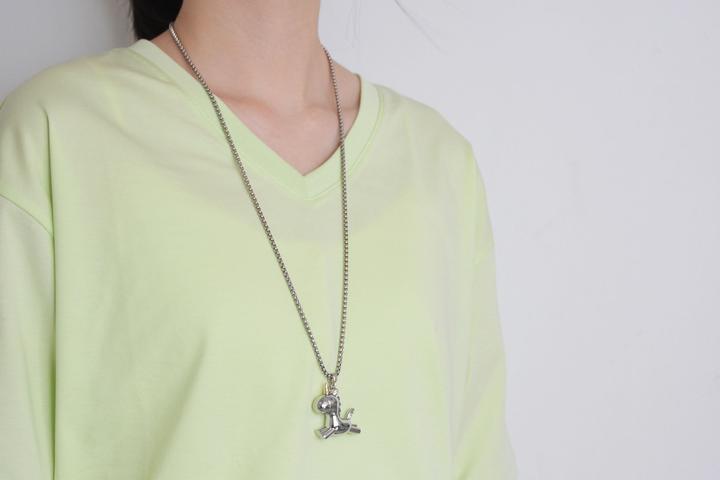 Image du produit MTM On-Shirt Long Necklace Licorne (Acier inoxydable, Alliage de zinc, 65 - 75 cm)