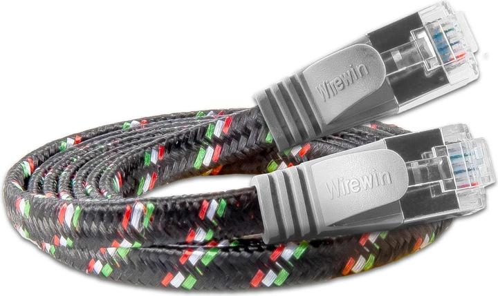 Image du produit Wirewin Câble réseau avec gaine en nylon (STP, CAT6, 3 m)