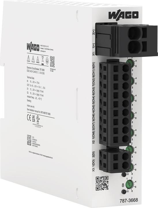 Actual product image Wago 787-3668 Electronic circuit breaker 8-channel