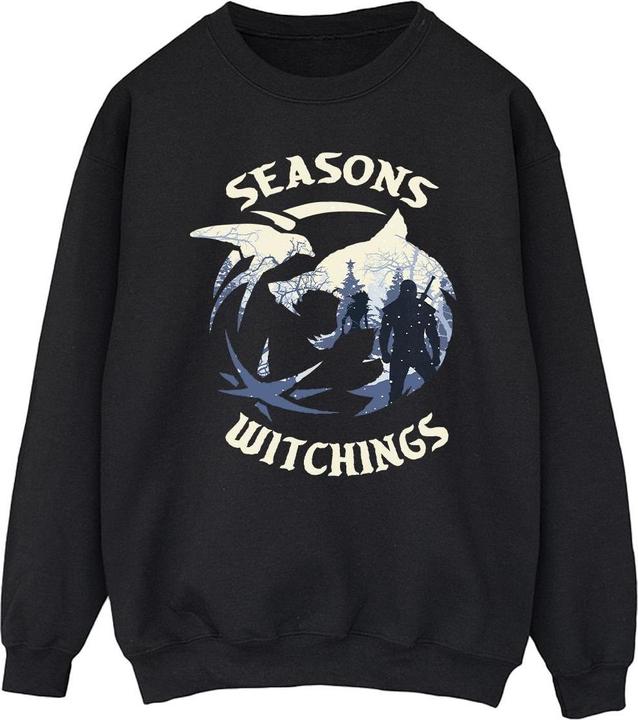 Produktbild Netflix The Witcher Christmas Wolf Sweatshirt (S)