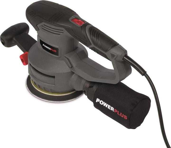 Produktbild Powerplus Exzenterschleifer 450W Ø 125mm - 5 Acc. (Schwingschleifer, 450 W)
