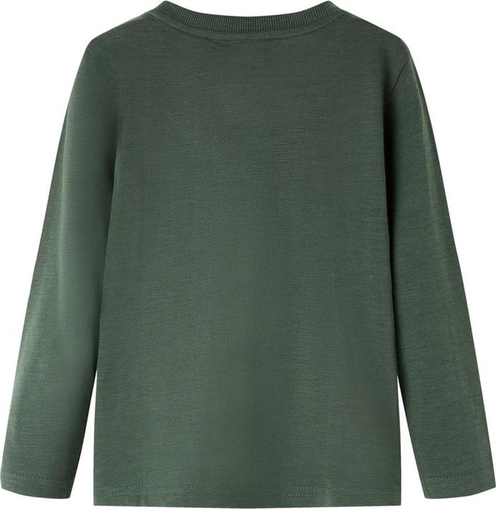 Produktbild VidaXL Kinder-Langarmshirt Dunkelgrün 116,Material: 100 (116)
