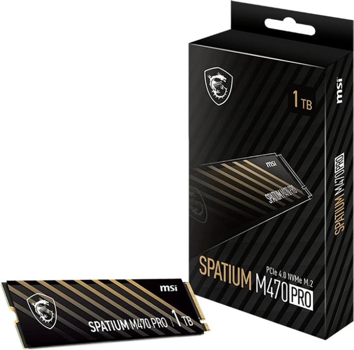 Immagine prodotto MSI Spatium M470 Pro (1000 GB, M.2 2280)