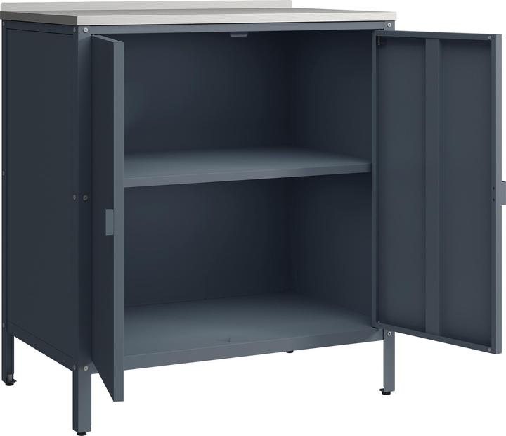 Produktbild Casa.Pro Outdoor Schrank Bolognano 92x80x50 cm Dunkelgrau, matt